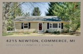 4215 Newton, Commerce, MI | Updated Commerce Ranch