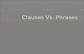Clauses vs Phrases [Autoguardado]