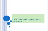 duty report, Januari 22- 2014.ppt