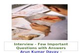 Interview FAQs With Answers