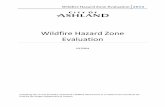 Ashland Wildfire Hazard Zone Evaluation