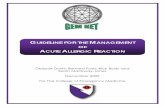 CEM5072 GEMNet Guideline for the Management of Acute Allergic Reaction Dec 2009
