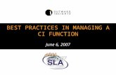 best practices CI