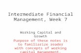 Week 7 Notes _Working Capital