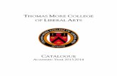Thomas More College Catalogue 2013-14