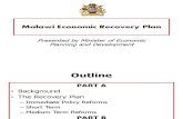 Malawi Economic Recovery Plan Edited 6th September 2012