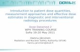 Training Course Jarvinen Intro to Patient Dose Quantities