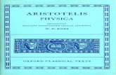 Aristotelis Physica Ed Ross Greek Text Oxford Classical Texts