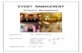 Event Management Report