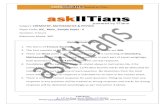 IIT JEE Main Sample Paper Set2 Questions
