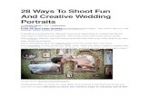 28 Ways to Shoot Fun and Creative Wedding Portraits