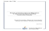 Brazil and International Migrations in the Twenty-First Century: Flows and Policies