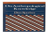 On Anthropological KnowledgeSPERBERDAN