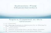 Subsonic Flow Characteristics