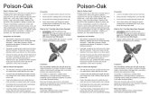 Poison Oak Brochure - Be Safe