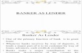 Banker as Lender