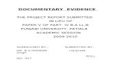 28082675 Documentry Evidence Evidence Act Project Work