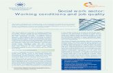 Social work sector: Working conditions and job quality