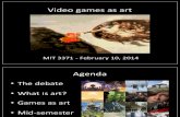 Video Games as Art - Presentation