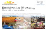Policy Guide to Scaling Social Innovation