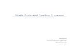 Single and Pipeline Processors