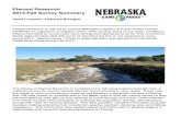Nebraska Game and Parks - Elwood 2013 Survey Summary