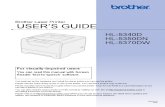 Brother Laser Printer User guide 5340D, 5370DW, 5370DWT