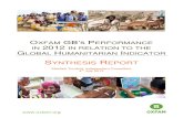 Global Humanitarian Indicator - Synthesis Report