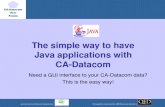 5. Using Java to Access CA-Datacom