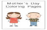 Free Mothers Day Coloring Pages Pages
