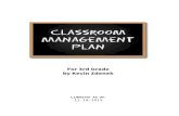 Kevin Zdenek Classroom Management Plan (2013)