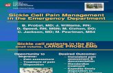 Sickle Cell Pain Management in the Emergency Department