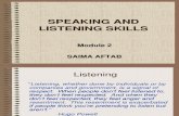 Speaking _ Listening Skills