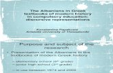 The Albanians in Greek textbooks of modern history in compulsory education: discursive representations