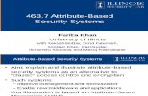 463.7 Attribute-Based Security Systems