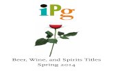 IPG Spring 2014 Beer, Wine, and Spirits Titles