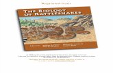 The Biology of Rattlesnakes