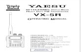 Manual Vx 5r
