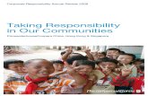 Corporate Responsibility Annual Review 2008