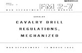 FM 2-7 Cavalry Drill Regulations, Mechanized 1944