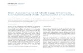 Risk Assessment of Shell Eggs Internally Contaminated With Salmonella Enteritidis