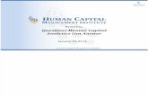 Questions Human Capital Analytics Can Answer