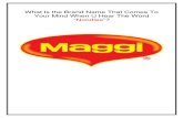 Maggi business plan
