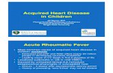 Acquired Heart Disease in Children Acute CA