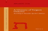 A Glossary of Targum Onkelos