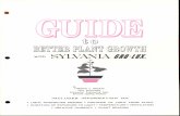 Sylvania Gro-Lux Guide to Better Plant Growth Brochure 1964