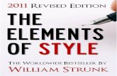 William Strunk, Jr. the Elements of Style (Updated 2011 Edition) 2011