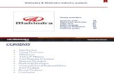 Mahindra Mahindra Industry Analysis