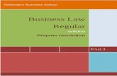 Business Law Syllabus Dispute Resolutions