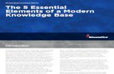 5 Essential Elements of a Modern Knowledge Base